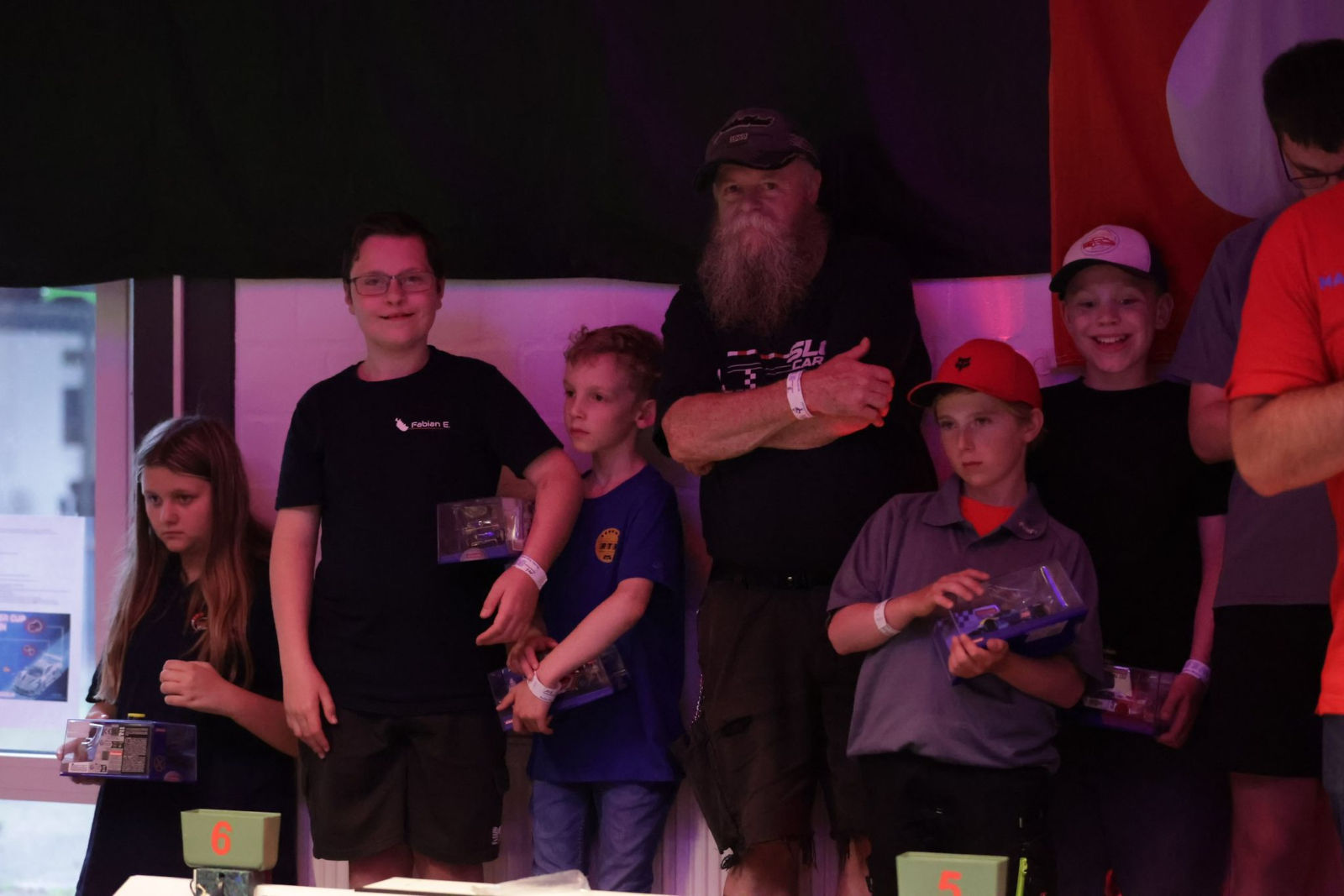 Der Jugendwart der SSM, Highlander, mit der Jugend