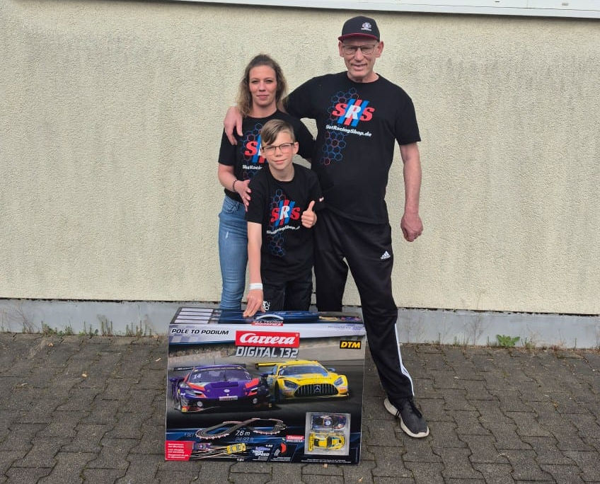 U13 Sieger Damian Bolde mit seiner Familie
